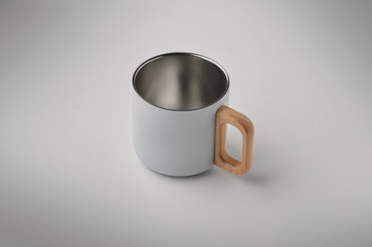 Doppelwandiger Becher aus recyceltem Edelstahl (90 % recycelter Edelstahl und 10 %
