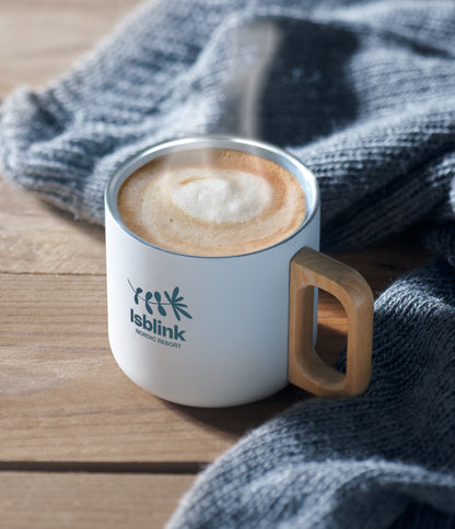 Doppelwandiger Becher aus recyceltem Edelstahl (90 % recycelter Edelstahl und 10 %