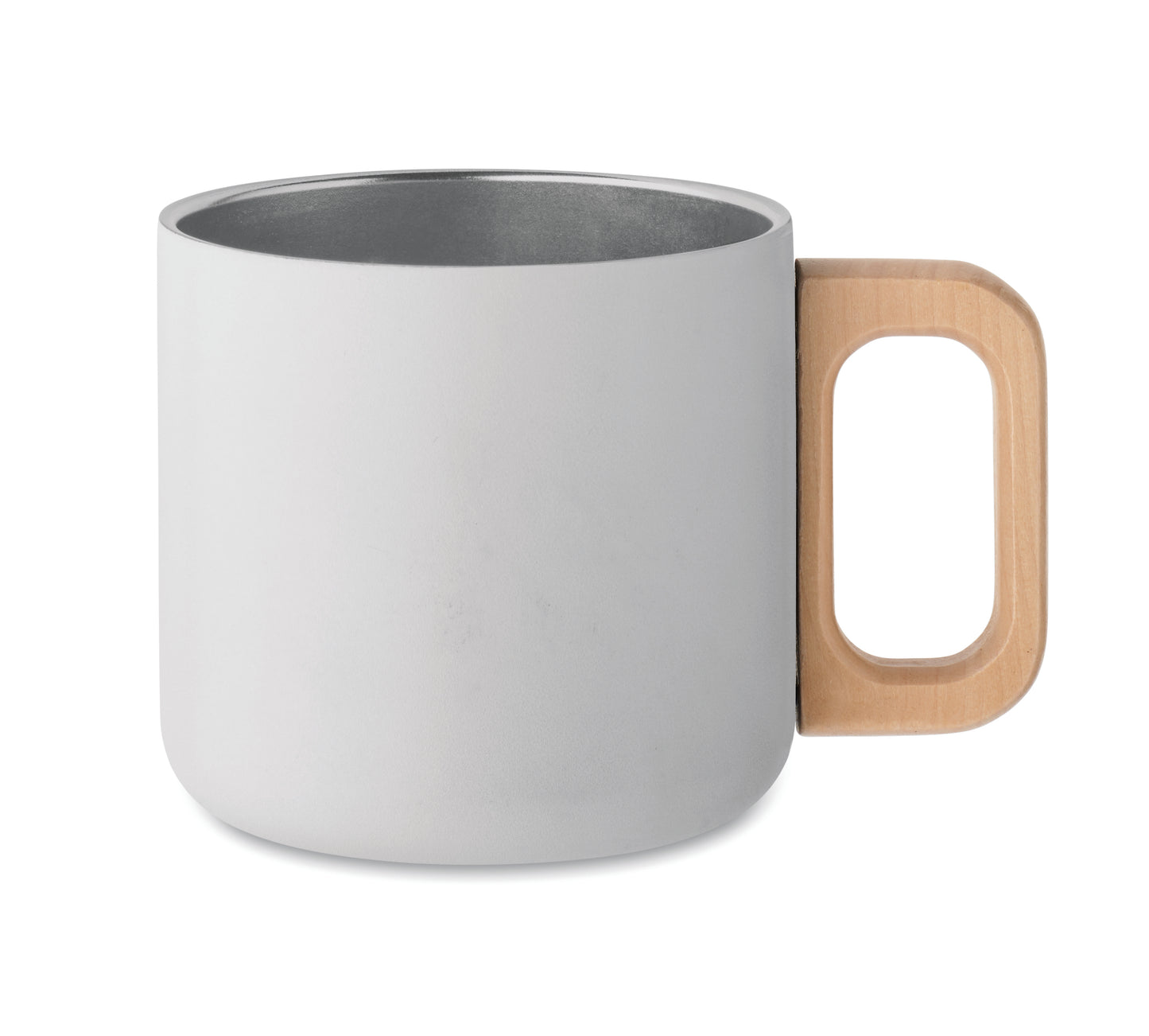 Doppelwandiger Becher aus recyceltem Edelstahl (90 % recycelter Edelstahl und 10 %