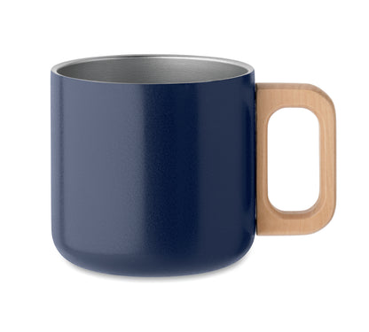 Doppelwandiger Becher aus recyceltem Edelstahl (90 % recycelter Edelstahl und 10 %