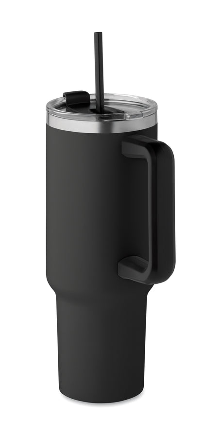 Doppelwandiger Becher aus recyceltem Edelstahl (90 % recycelter Edelstahl und 10 %