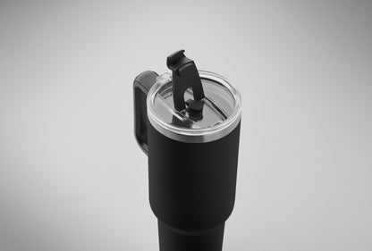 Doppelwandiger Becher aus recyceltem Edelstahl (90 % recycelter Edelstahl und 10 %