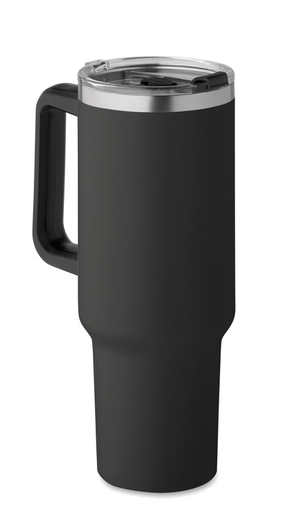 Doppelwandiger Becher aus recyceltem Edelstahl (90 % recycelter Edelstahl und 10 %