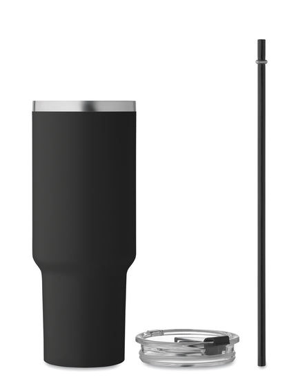 Doppelwandiger Becher aus recyceltem Edelstahl (90 % recycelter Edelstahl und 10 %