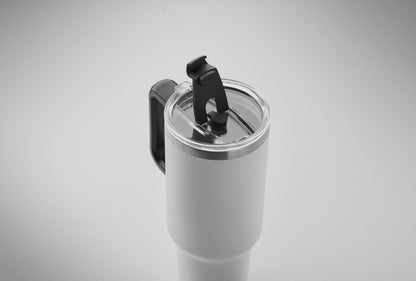 Doppelwandiger Becher aus recyceltem Edelstahl (90 % recycelter Edelstahl und 10 %