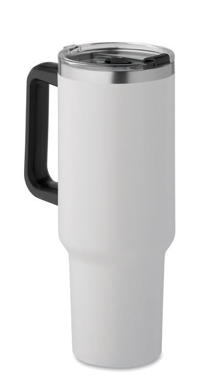 Doppelwandiger Becher aus recyceltem Edelstahl (90 % recycelter Edelstahl und 10 %