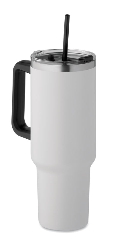 Doppelwandiger Becher aus recyceltem Edelstahl (90 % recycelter Edelstahl und 10 %
