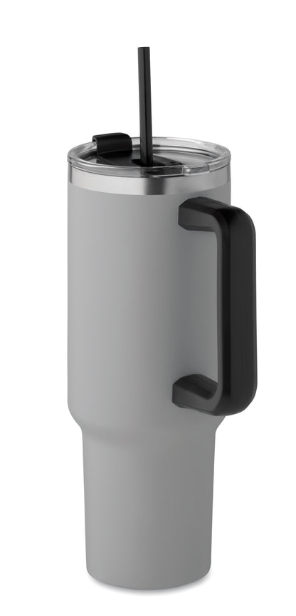 Doppelwandiger Becher aus recyceltem Edelstahl (90 % recycelter Edelstahl und 10 %