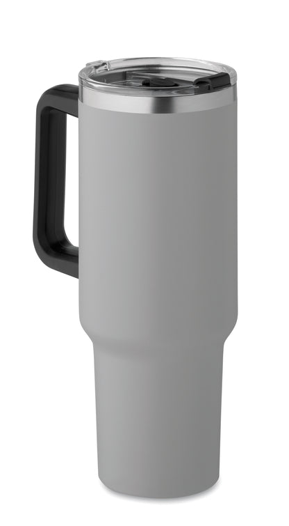 Doppelwandiger Becher aus recyceltem Edelstahl (90 % recycelter Edelstahl und 10 %