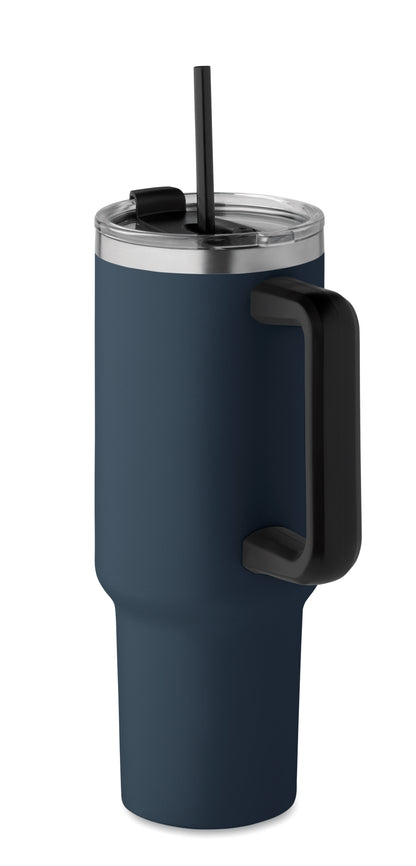Doppelwandiger Becher aus recyceltem Edelstahl (90 % recycelter Edelstahl und 10 %