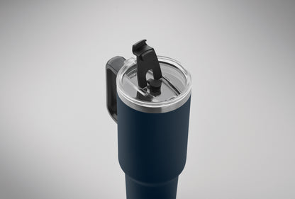 Doppelwandiger Becher aus recyceltem Edelstahl (90 % recycelter Edelstahl und 10 %