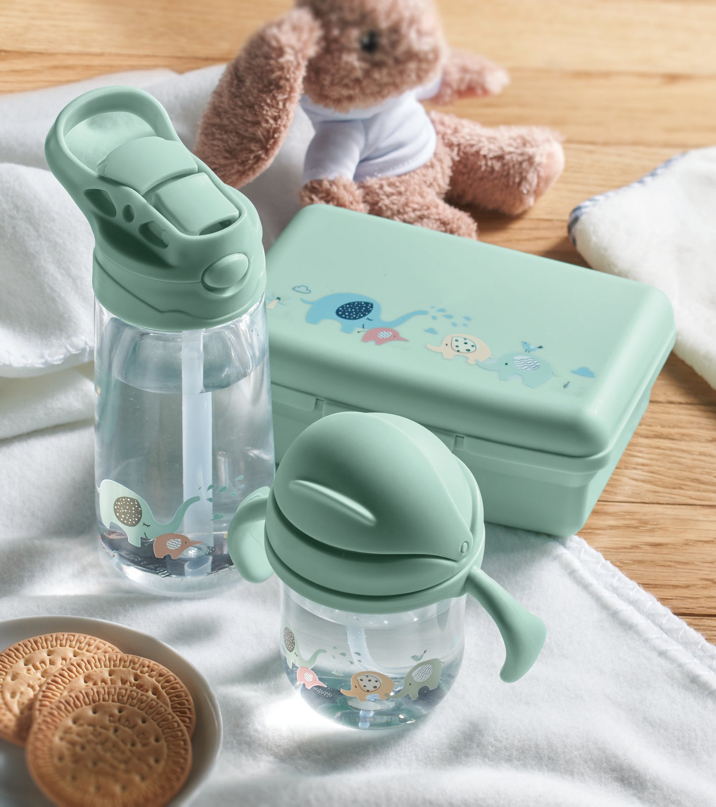 Baby-Trinklernbecher aus Tritan. Füllmenge: 250 ml.