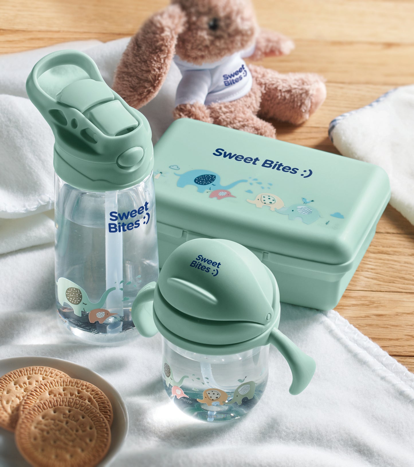 Baby-Trinklernbecher aus Tritan. Füllmenge: 250 ml.