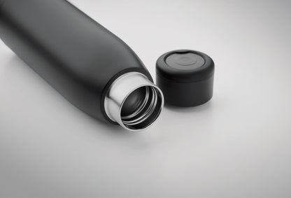 Doppelwandige Flasche aus recyceltem Edelstahl (90 % recycelter Edelstahl und 10 %