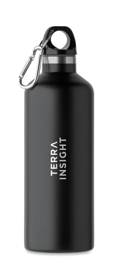 Doppelwandige Isolierflasche aus recyceltem Edelstahl (90 % recycelter Edelstahl und 10 %