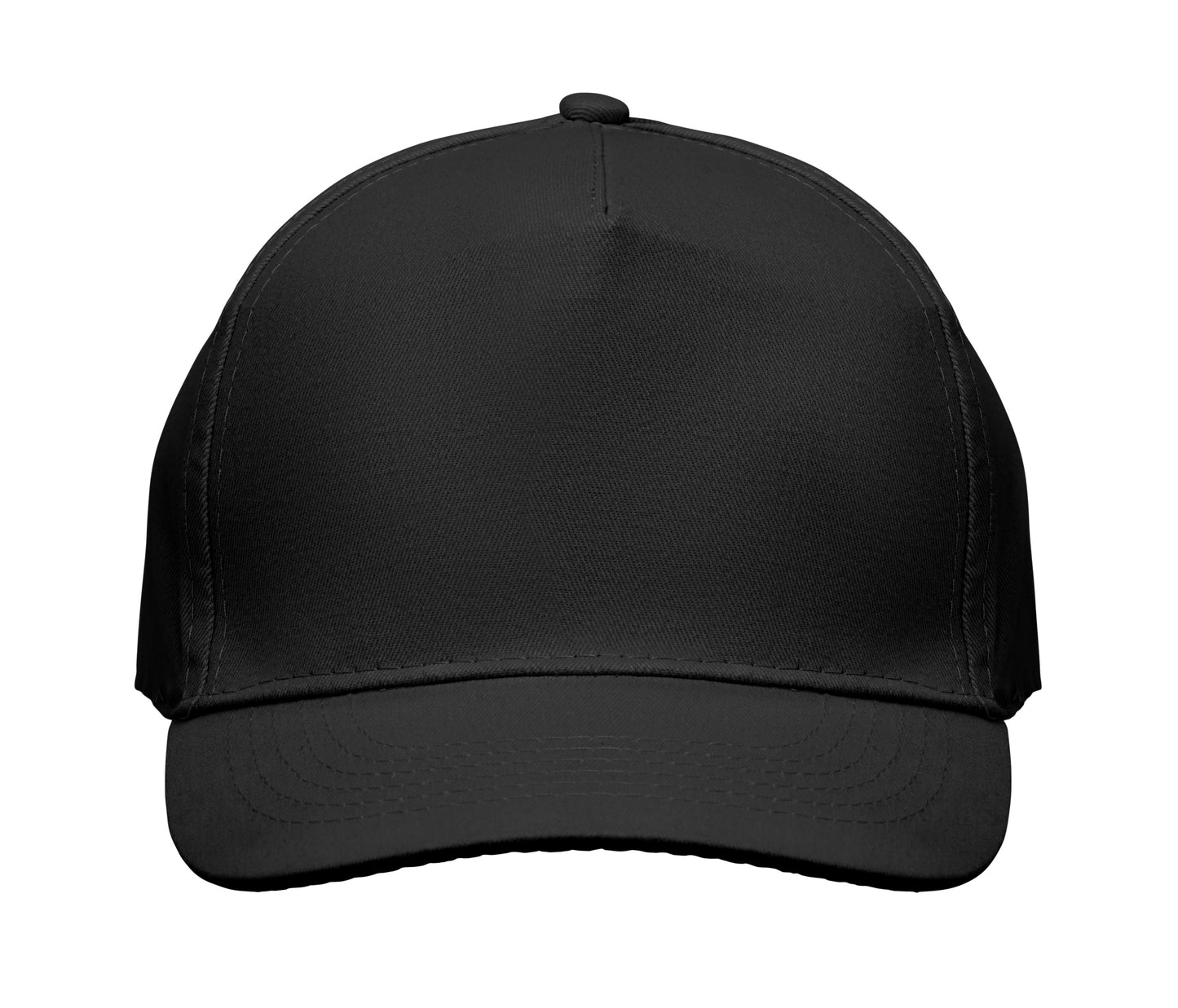 5-Panel-Baseball Cap aus Baumwolltwill 180 g/m² mit verstellbarem Klettverschluss.