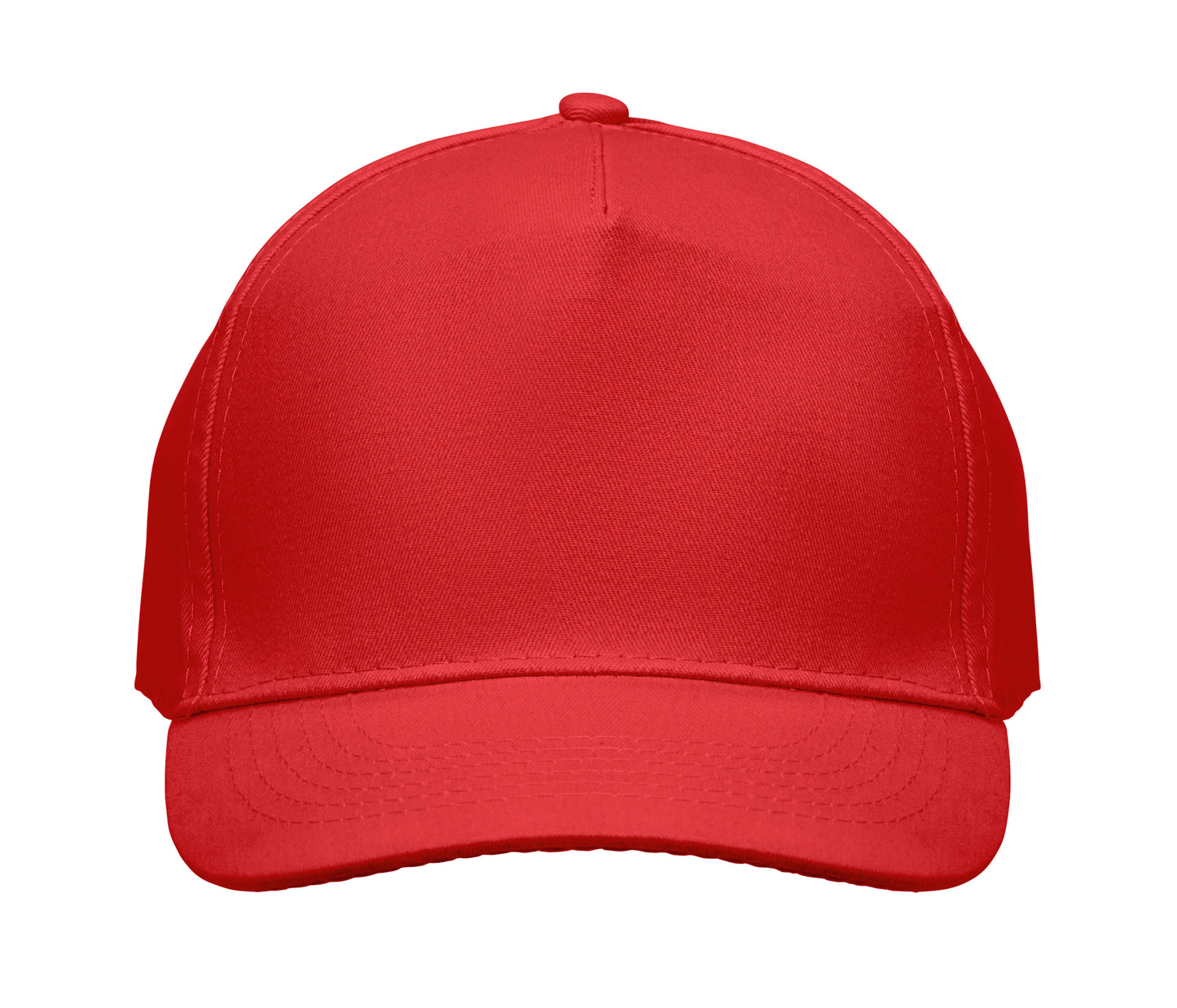 5-Panel-Baseball Cap aus Baumwolltwill 180 g/m² mit verstellbarem Klettverschluss.