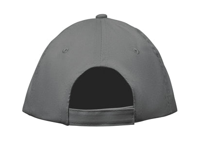5-Panel-Baseball Cap aus Baumwolltwill 180 g/m² mit verstellbarem Klettverschluss.