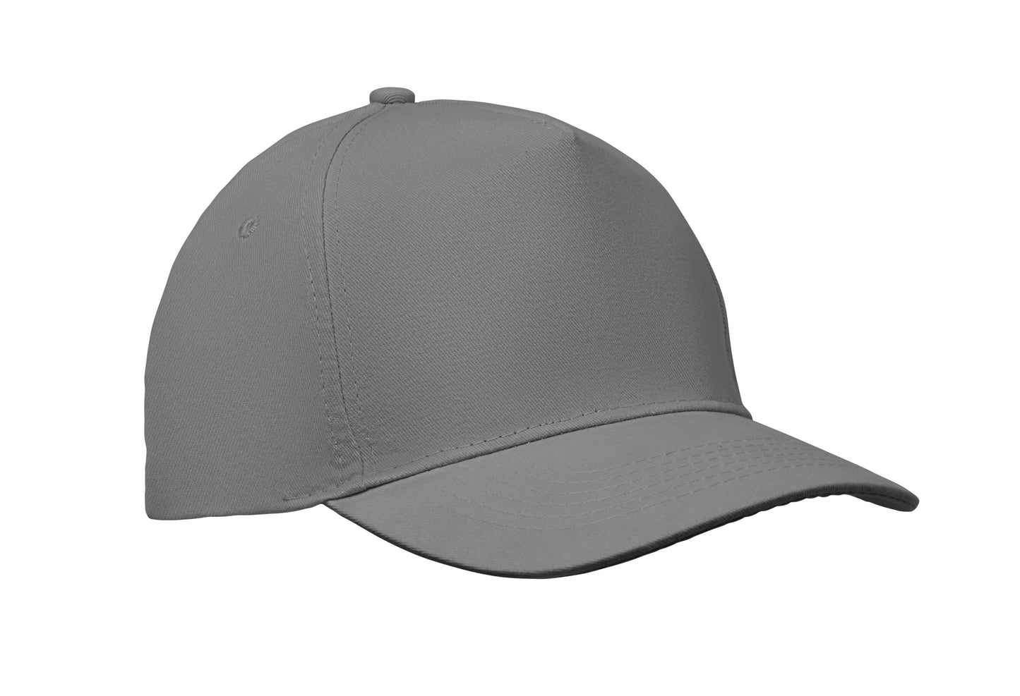 5-Panel-Baseball Cap aus Baumwolltwill 180 g/m² mit verstellbarem Klettverschluss.
