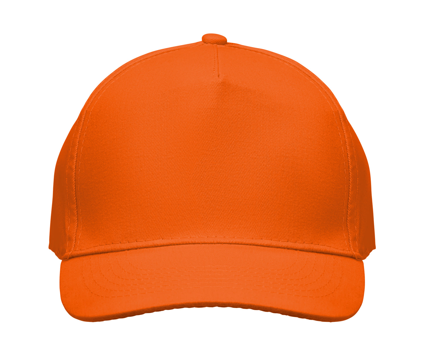 5-Panel-Baseball Cap aus Baumwolltwill 180 g/m² mit verstellbarem Klettverschluss.