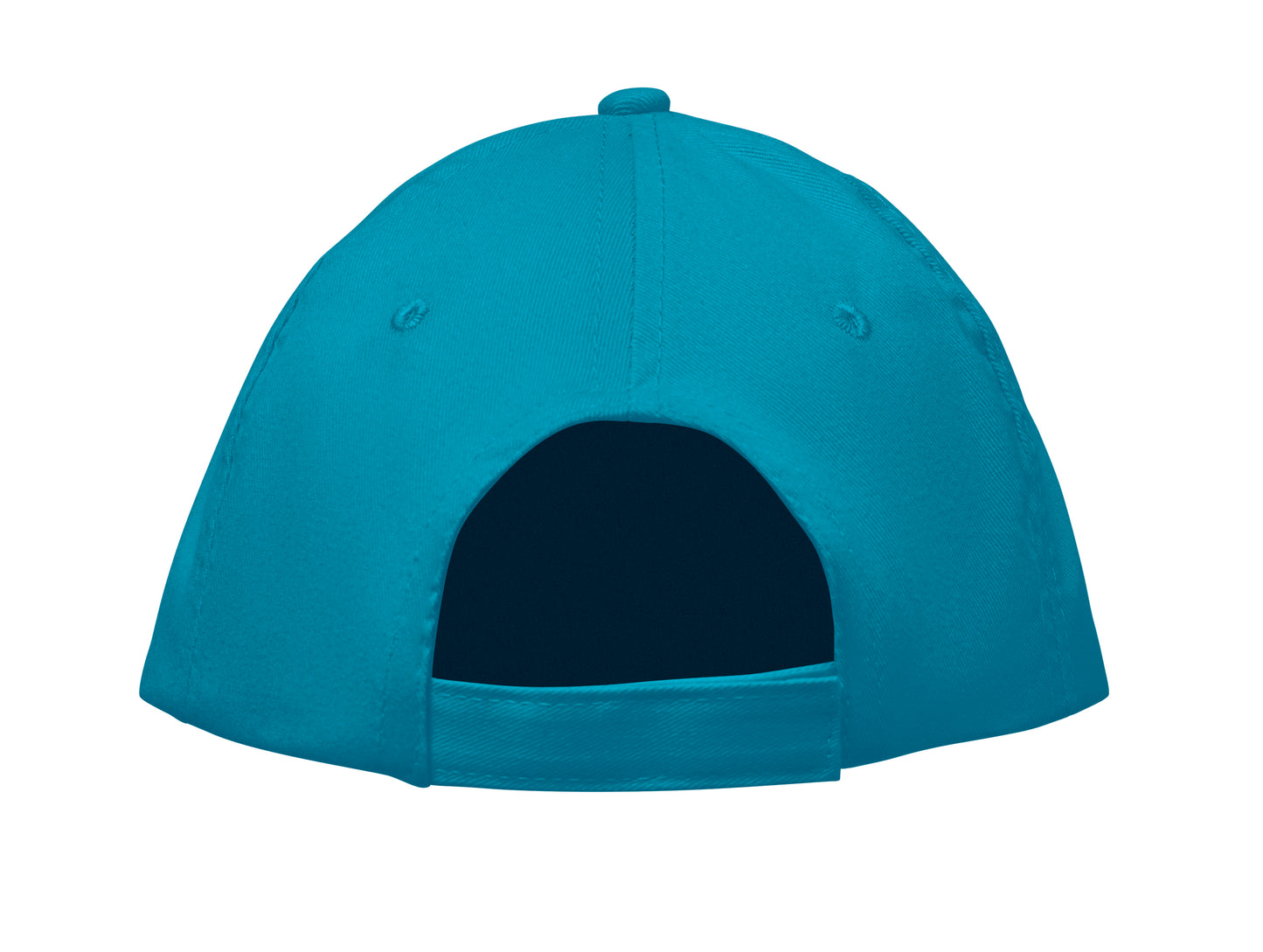 5-Panel-Baseball Cap aus Baumwolltwill 180 g/m² mit verstellbarem Klettverschluss.