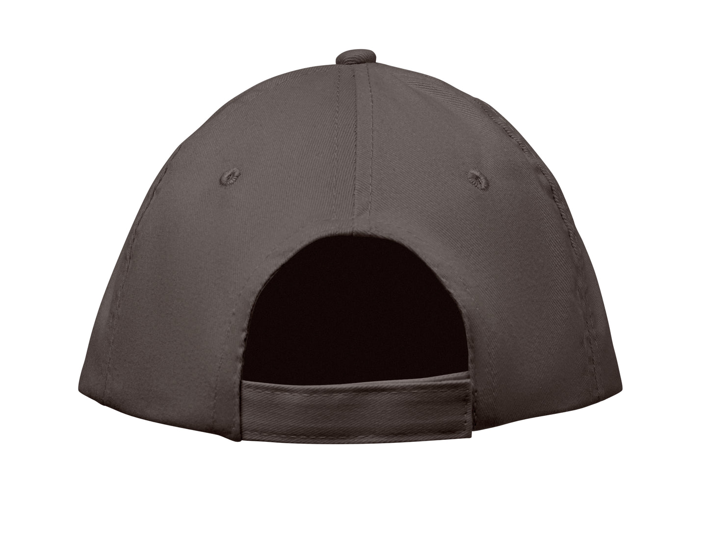 5-Panel-Baseball Cap aus Baumwolltwill 180 g/m² mit verstellbarem Klettverschluss.