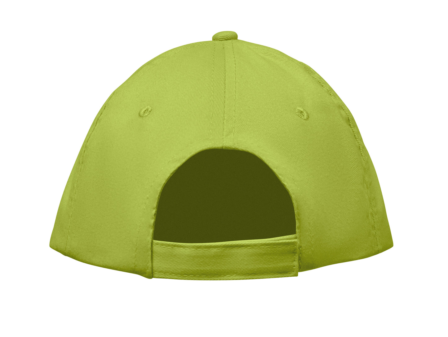 5-Panel-Baseball Cap aus Baumwolltwill 180 g/m² mit verstellbarem Klettverschluss.