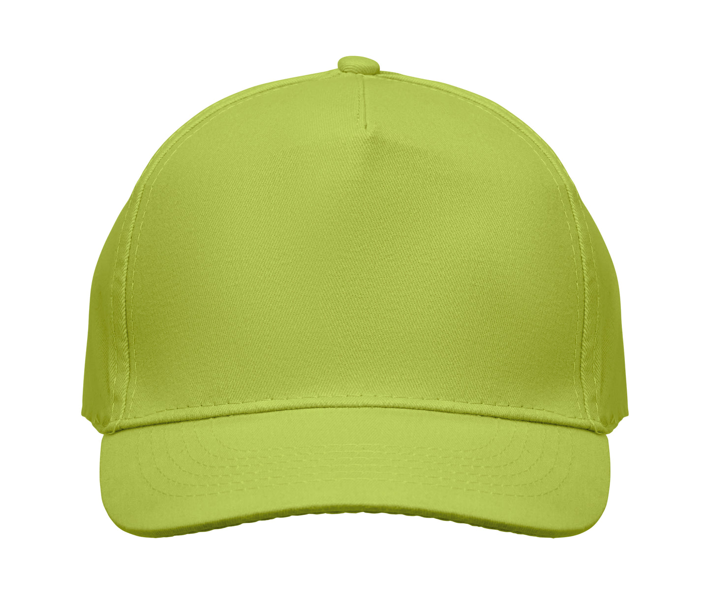 5-Panel-Baseball Cap aus Baumwolltwill 180 g/m² mit verstellbarem Klettverschluss.