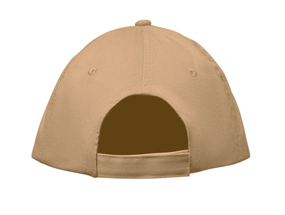 5-Panel-Baseball Cap aus Baumwolltwill 180 g/m² mit verstellbarem Klettverschluss.