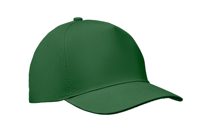 5-Panel-Baseball Cap aus Baumwolltwill 180 g/m² mit verstellbarem Klettverschluss.