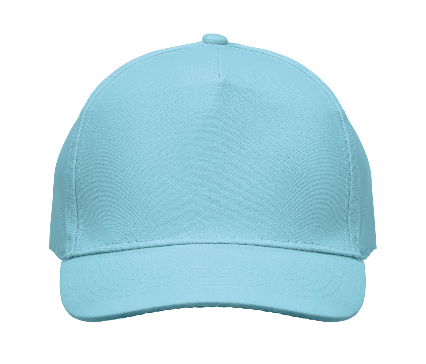 5-Panel-Baseball Cap aus Baumwolltwill 180 g/m² mit verstellbarem Klettverschluss.