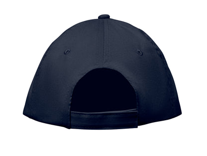 5-Panel-Baseball Cap aus Baumwolltwill 180 g/m² mit verstellbarem Klettverschluss.