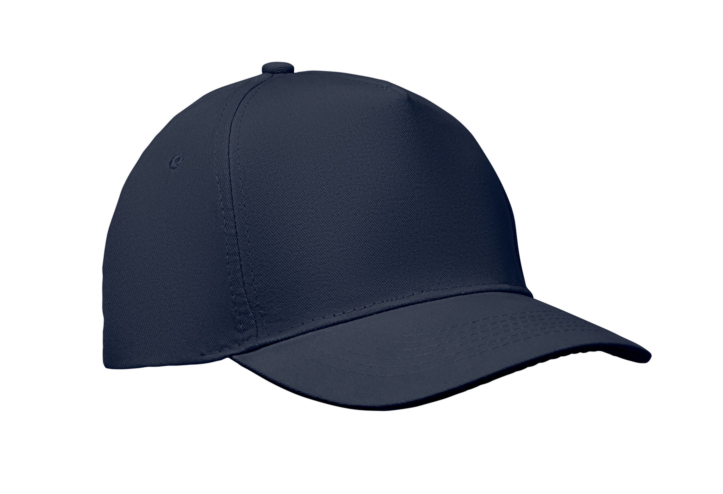 5-Panel-Baseball Cap aus Baumwolltwill 180 g/m² mit verstellbarem Klettverschluss.