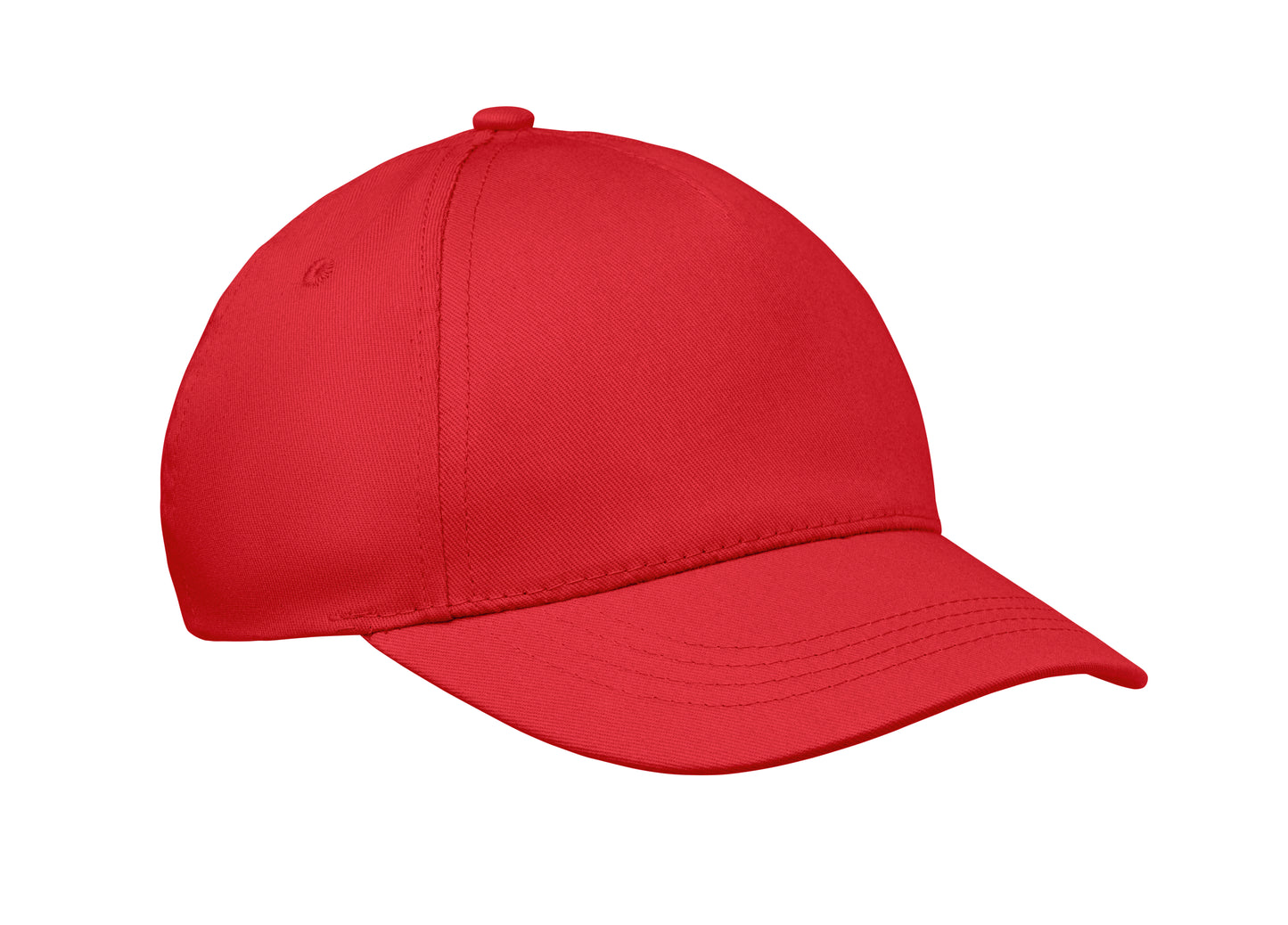 5-Panel-Baseball-Cap für Kinder aus Baumwolltwill 180 g/m² mit verstellbarem Klettverschluss für einen