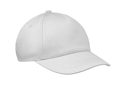 5-Panel-Baseball-Cap für Kinder aus Baumwolltwill 180 g/m² mit verstellbarem Klettverschluss für einen