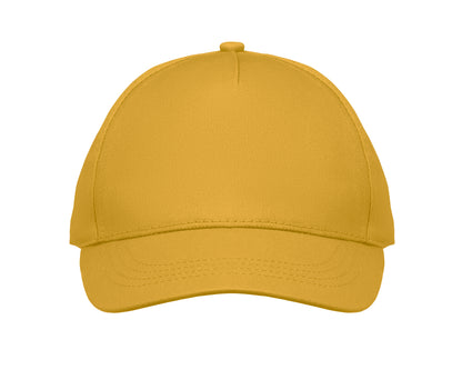 5-Panel-Baseball-Cap für Kinder aus Baumwolltwill 180 g/m² mit verstellbarem Klettverschluss für einen