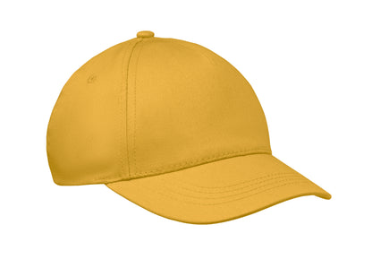 5-Panel-Baseball-Cap für Kinder aus Baumwolltwill 180 g/m² mit verstellbarem Klettverschluss für einen