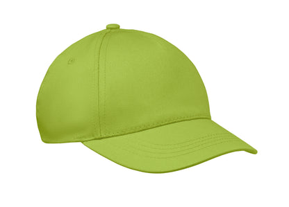 5-Panel-Baseball-Cap für Kinder aus Baumwolltwill 180 g/m² mit verstellbarem Klettverschluss für einen