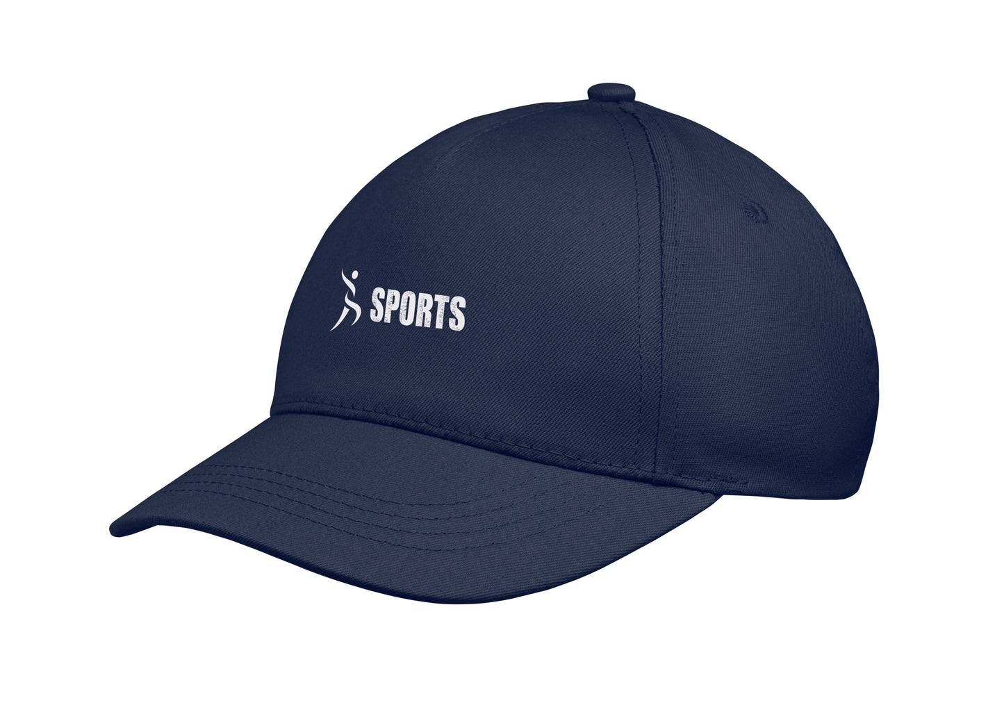 5-Panel-Baseball-Cap für Kinder aus Baumwolltwill 180 g/m² mit verstellbarem Klettverschluss für einen