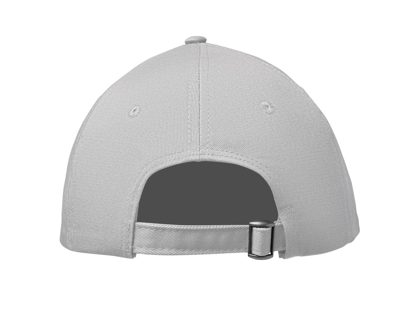 Baseball Kappe. 6 Panele. Verstellbarer Metallverschluss mit Einstecklasche. Oxford-Kappenschirm. Baumwolltwill 280 g/m².
