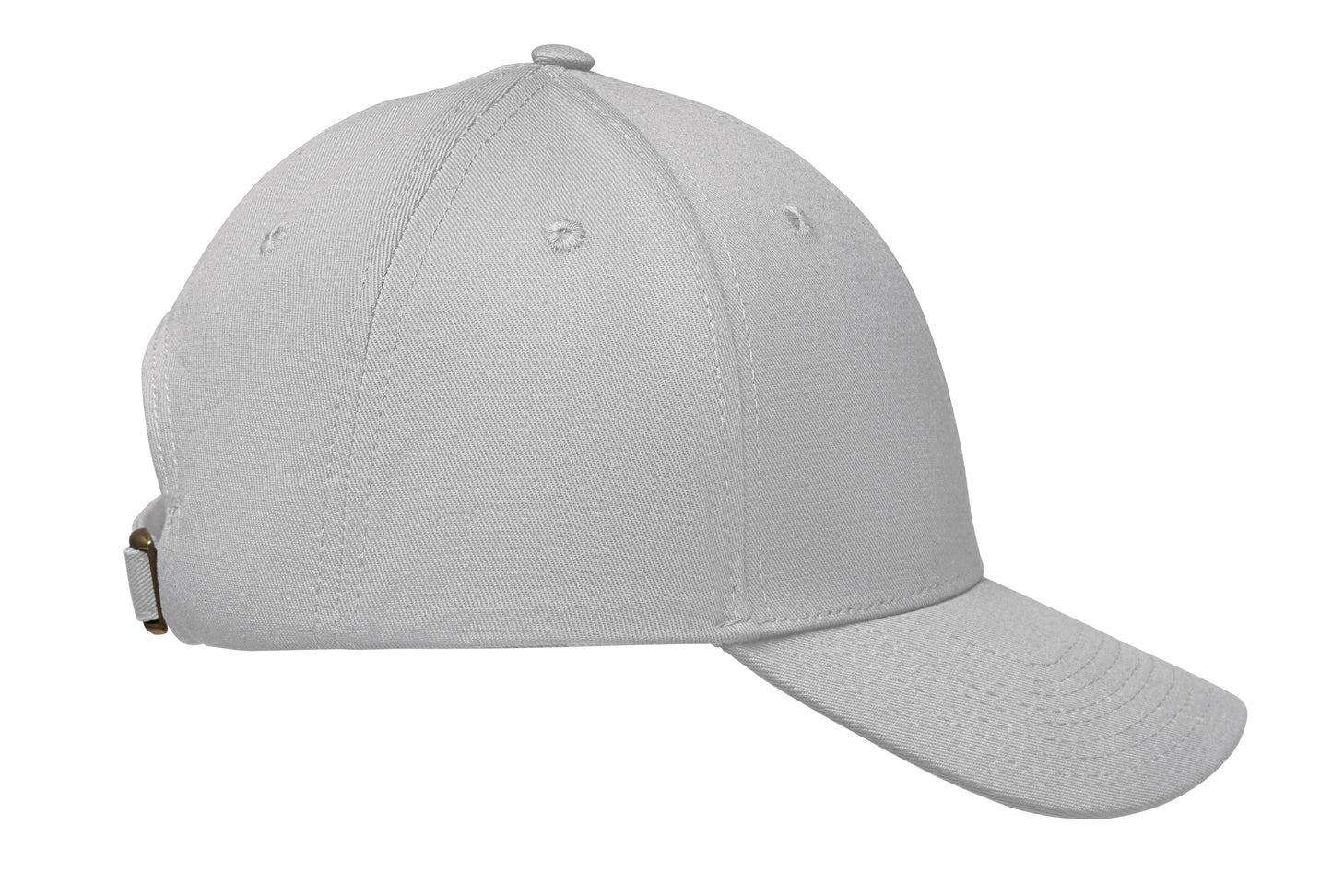Baseball Kappe. 6 Panele. Verstellbarer Metallverschluss mit Einstecklasche. Oxford-Kappenschirm. Baumwolltwill 280 g/m².