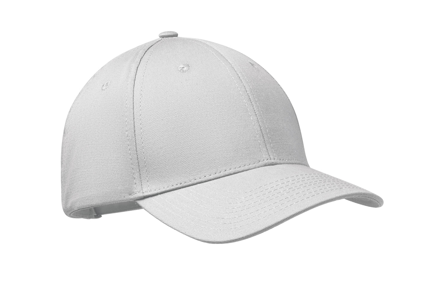 Baseball Kappe. 6 Panele. Verstellbarer Metallverschluss mit Einstecklasche. Oxford-Kappenschirm. Baumwolltwill 280 g/m².