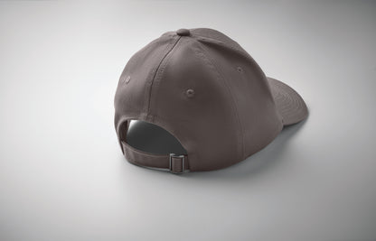 Baseball Kappe. 6 Panele. Verstellbarer Metallverschluss mit Einstecklasche. Oxford-Kappenschirm. Baumwolltwill 280 g/m².