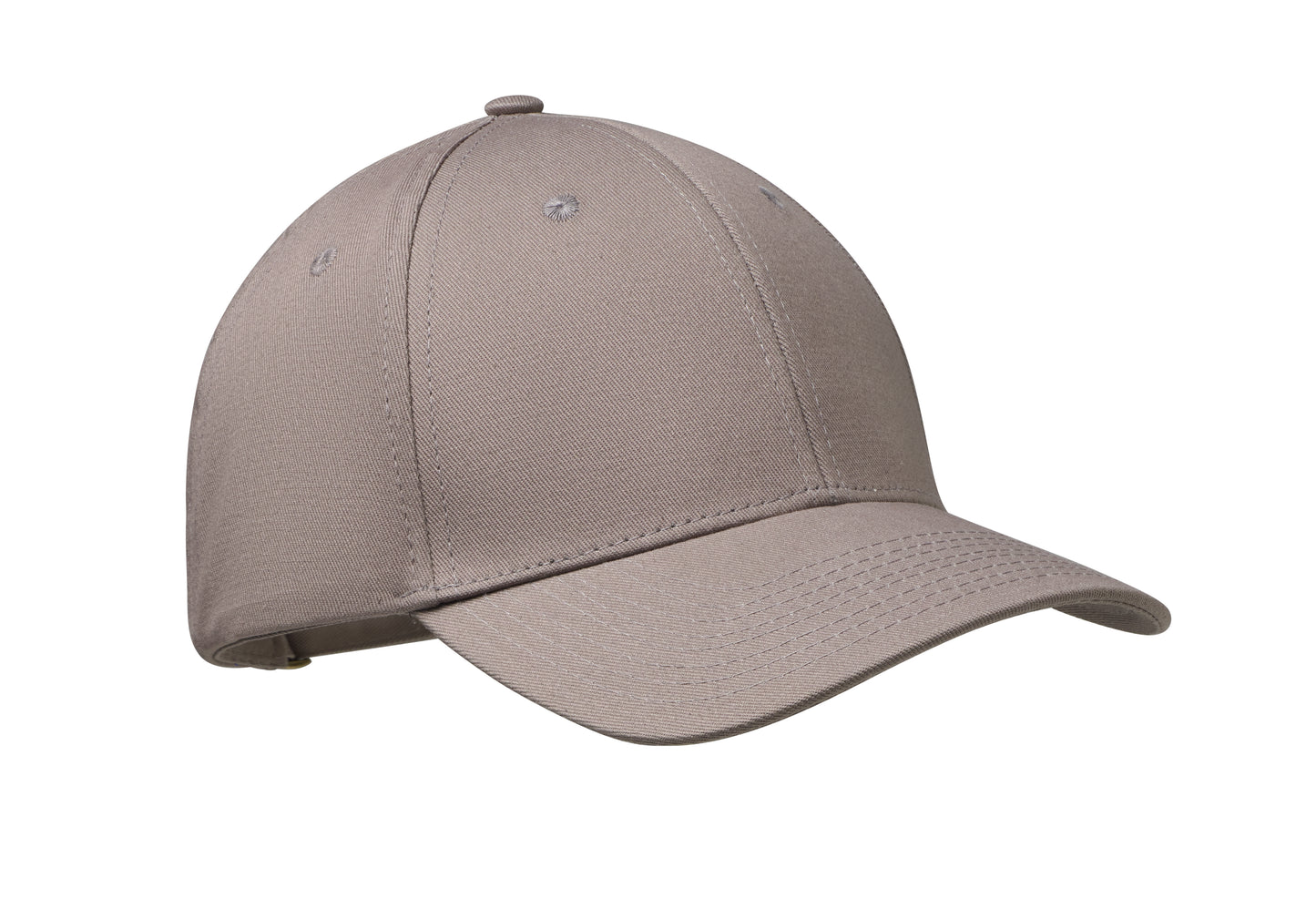 Baseball Kappe. 6 Panele. Verstellbarer Metallverschluss mit Einstecklasche. Oxford-Kappenschirm. Baumwolltwill 280 g/m².