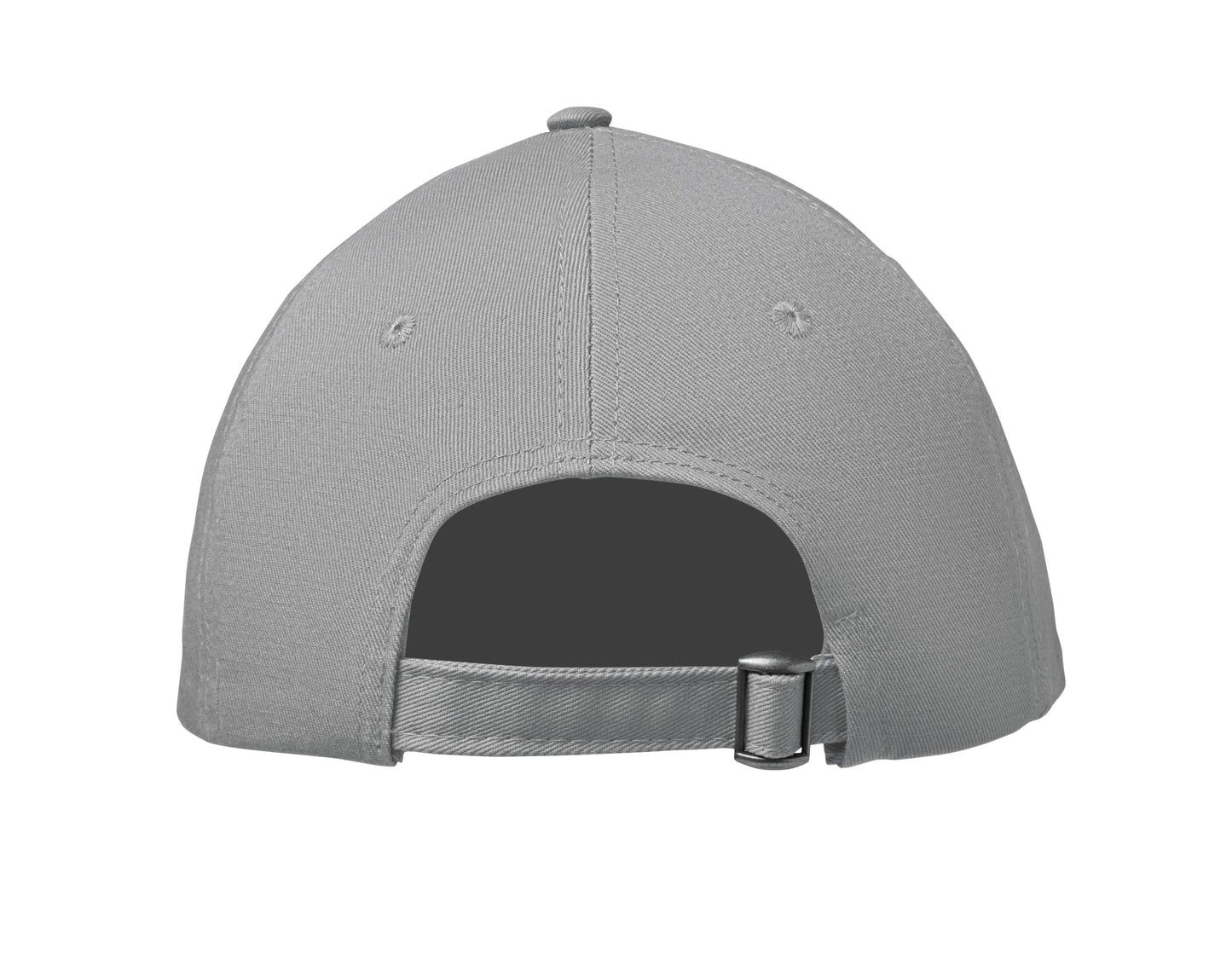 Baseball Kappe. 6 Panele. Verstellbarer Metallverschluss mit Einstecklasche. Oxford-Kappenschirm. Baumwolltwill 280 g/m².