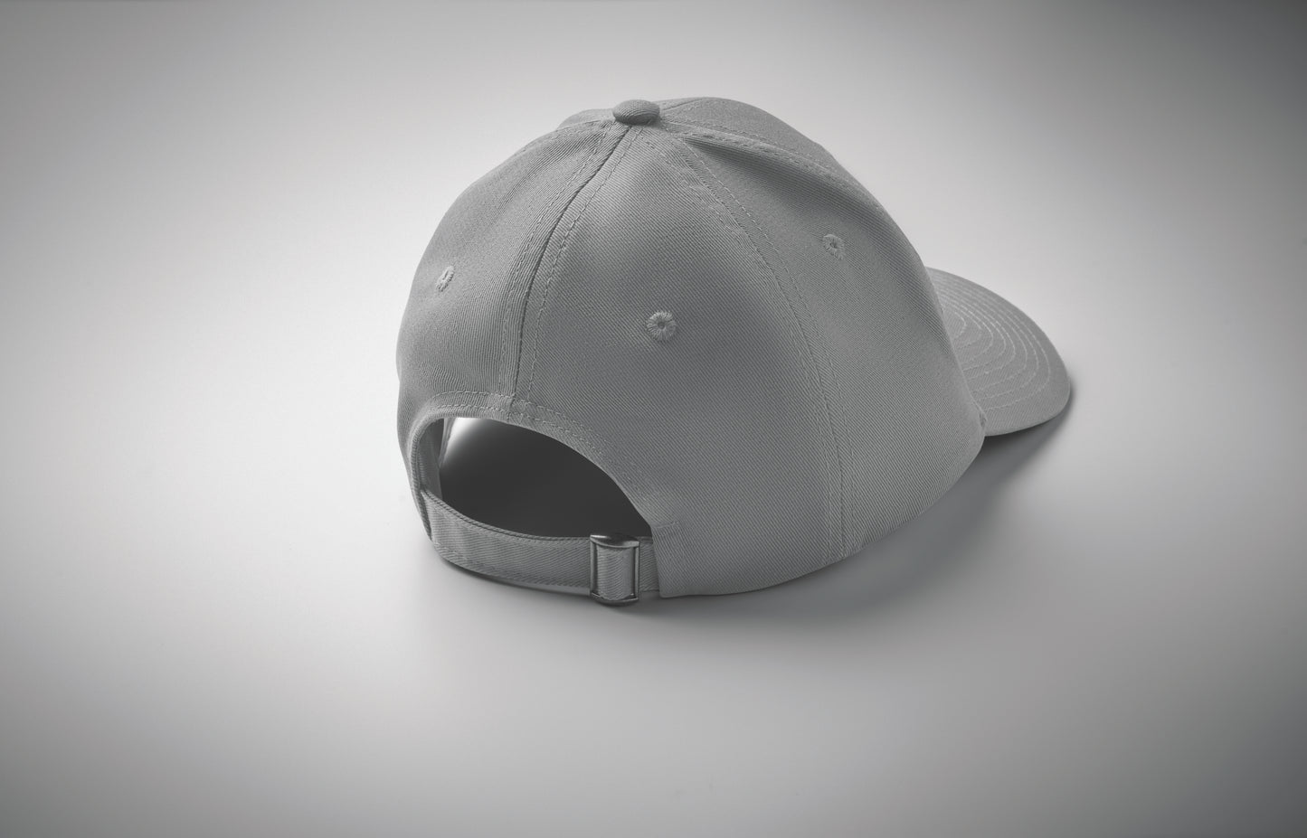 Baseball Kappe. 6 Panele. Verstellbarer Metallverschluss mit Einstecklasche. Oxford-Kappenschirm. Baumwolltwill 280 g/m².