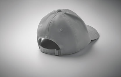 Baseball Kappe. 6 Panele. Verstellbarer Metallverschluss mit Einstecklasche. Oxford-Kappenschirm. Baumwolltwill 280 g/m².