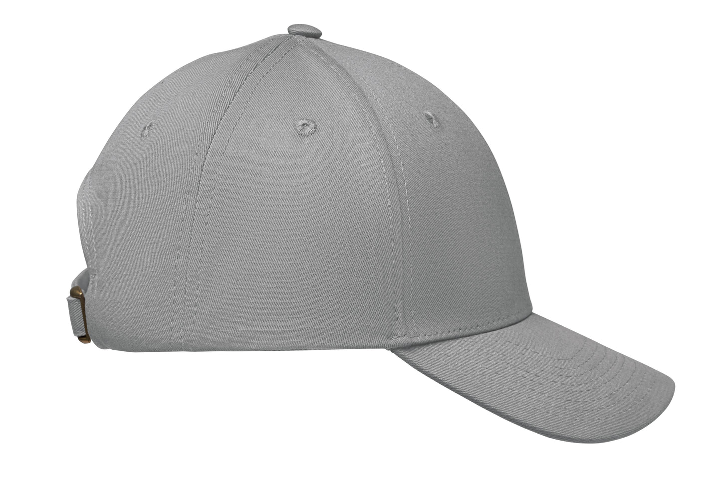 Baseball Kappe. 6 Panele. Verstellbarer Metallverschluss mit Einstecklasche. Oxford-Kappenschirm. Baumwolltwill 280 g/m².
