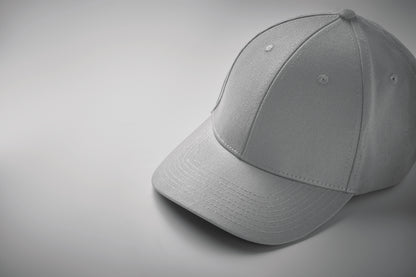 Baseball Kappe. 6 Panele. Verstellbarer Metallverschluss mit Einstecklasche. Oxford-Kappenschirm. Baumwolltwill 280 g/m².