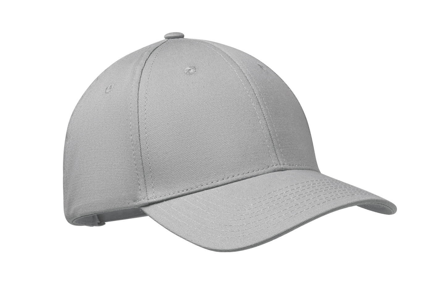 Baseball Kappe. 6 Panele. Verstellbarer Metallverschluss mit Einstecklasche. Oxford-Kappenschirm. Baumwolltwill 280 g/m².